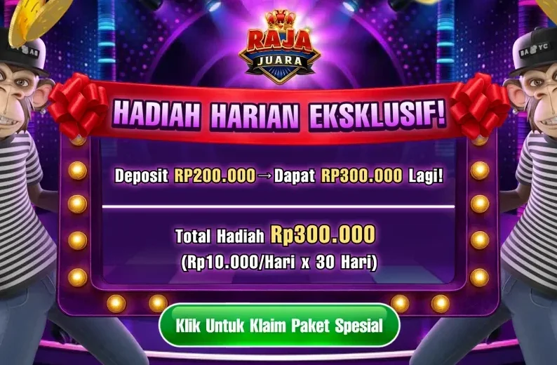 Hadiah Harian Eksklusif - Raja Juara